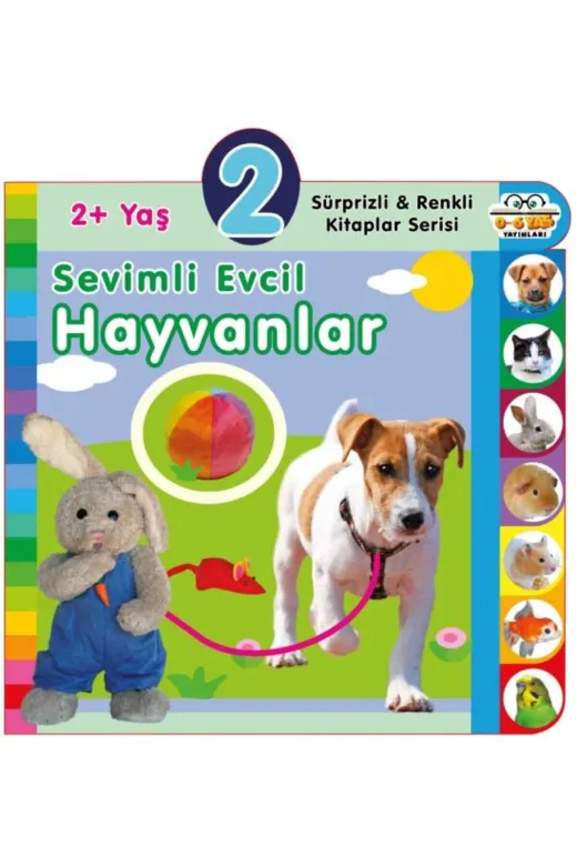 0-6 Yaş Yayınları SDKT-9786053034360 Yaş Sevimli Evcil Hayvanlar 2Yaş