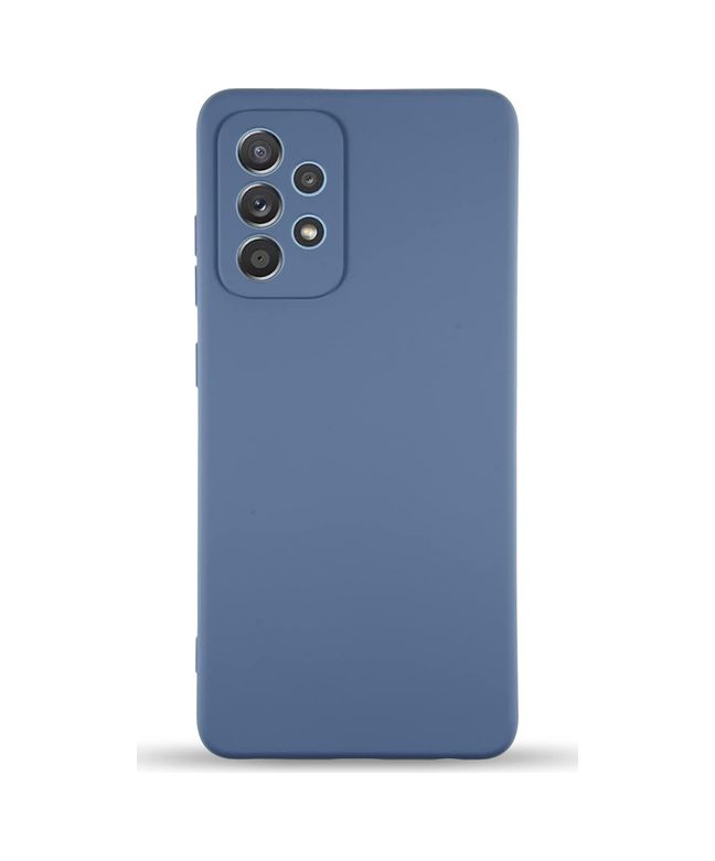 000-art 57855210132605280184975 Galaxy A52 İle Uyumlu Kapak İle Uyumlu İçi Kadife Kamera Korumalı Lansman Silikon Kılıf - Petrol Mavisi 50 X 22