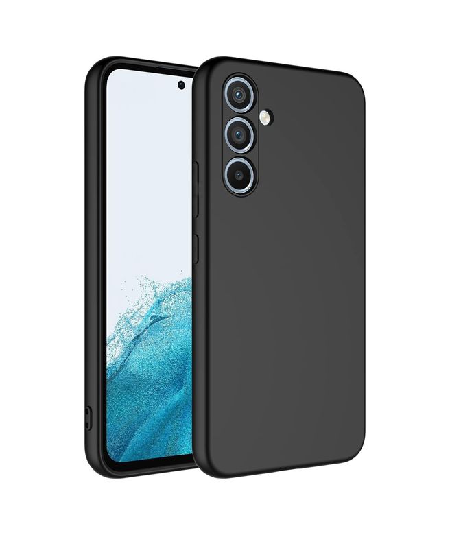 000-art 57855210132880280184975 Galaxy A54 İle Uyumlu Kılıf Kadife İç Yüzeyli Silikon Galaxy A54 İle Uyumlu Z-Mara Lansman Vieri Kılıf Siyah 50 X 22