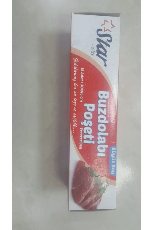 01082024 Star Plus Büyük Boy Buzdolabı Poşeti 30X45 1 Adet