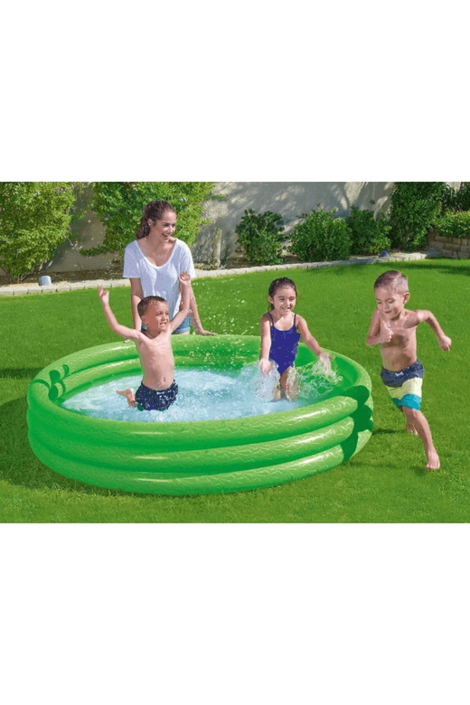 01151988 Bestway 51027 Yeşil Renk 3 Boğum Şişme Havuz Çocuk Havuzu 183X33Cm