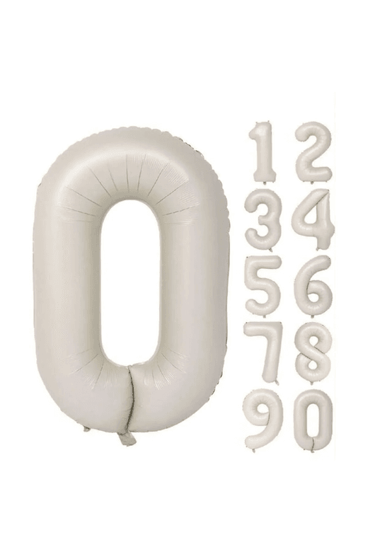 01302024 İkm Group Krem Rakam Folyo Balon 0