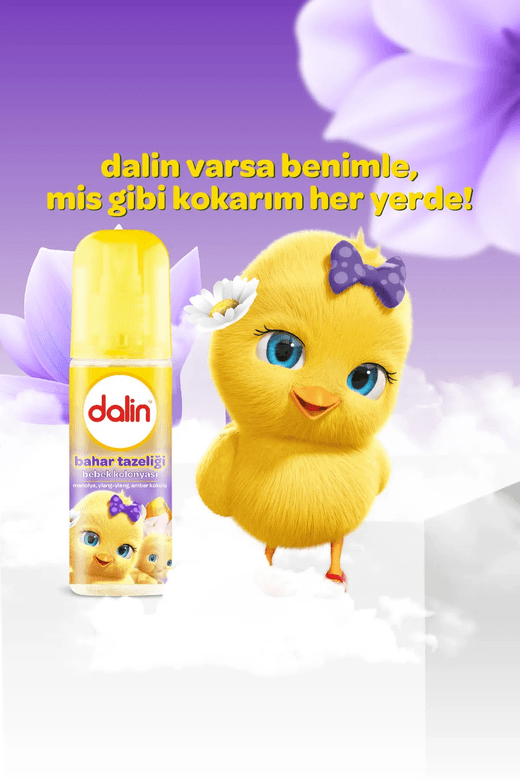 02042022 Dalin Bahar Tazeliği Kolonya 150 Ml