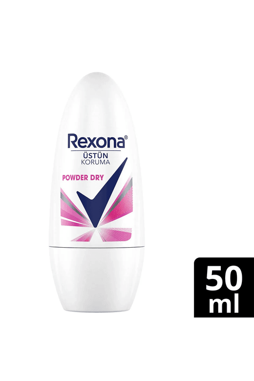 0282023 Rexona Üstün Koruma Kadın Roll On Deodorant Powder Dry 72 Saat Kesintisiz Koruma 50 Ml