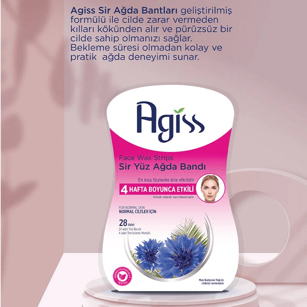 03041995 Agiss Sir Yüz Ağda Bantları 28'li (Normal Ciltler İçin)