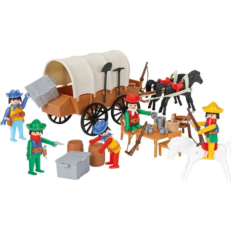04 003 Mini Mekanik Seri 3 Kovboy Arabası -Pilsan Oyuncak