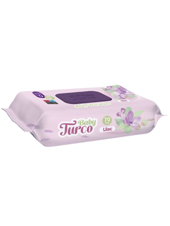 0592023 Baby Turco Leylak Kokulu Islak Mendıl 70Lı *12 Adet