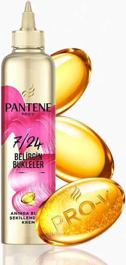 08031996 Pantene 7/24 Saç Bakım Kremi Anında Bukle Şekillendirici 300 Ml