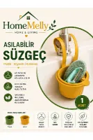 1 Adet Altı Açılabilen Lavaboya Asılabilir Çöp Süzgeci Yemek Atık Süzgeci