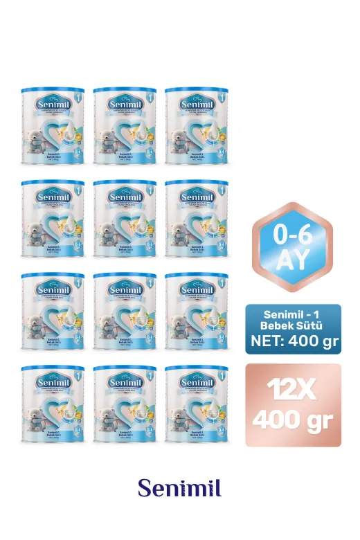 1 Bebek Sütü 400 Gr (0-6 Ay) 12 Li Avantaj Paketi