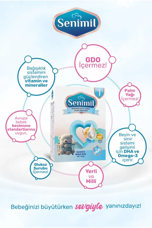 1 Bebek Sütü 800 Gr (0-6 Ay) 6 Li Avantaj Paketi