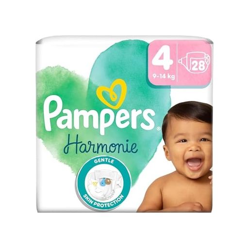 1-yj Standart 133209858 Prima Harmonie Bebek Bezi İkiz Paket 4 Beden 28 Adet