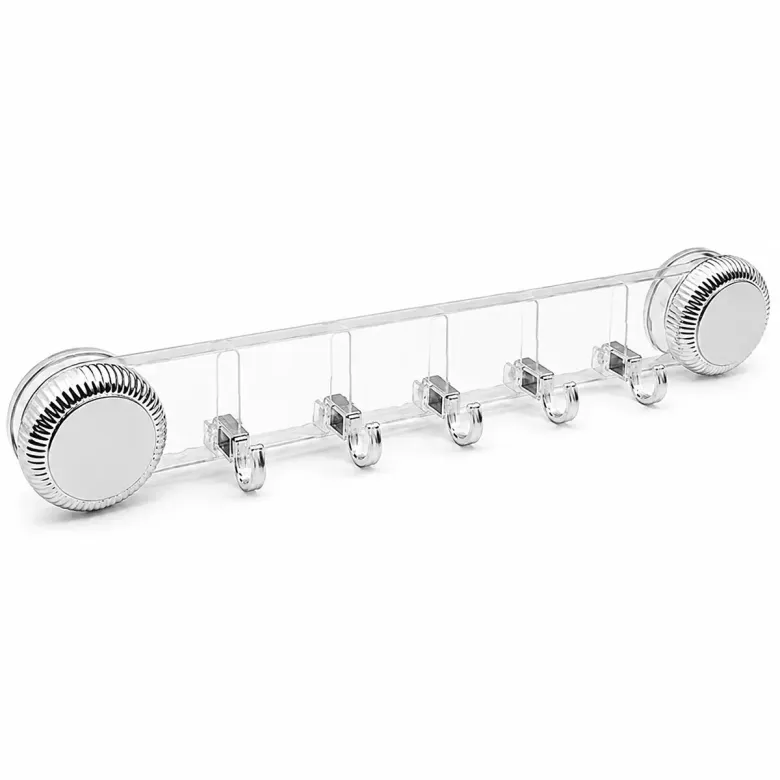 10 ADET PLASTİK POŞETLİ 5 KOLLU - VAKUMLU DELUX ASKISI YAPIŞKANLI 38.5CM - 5CM (4745)