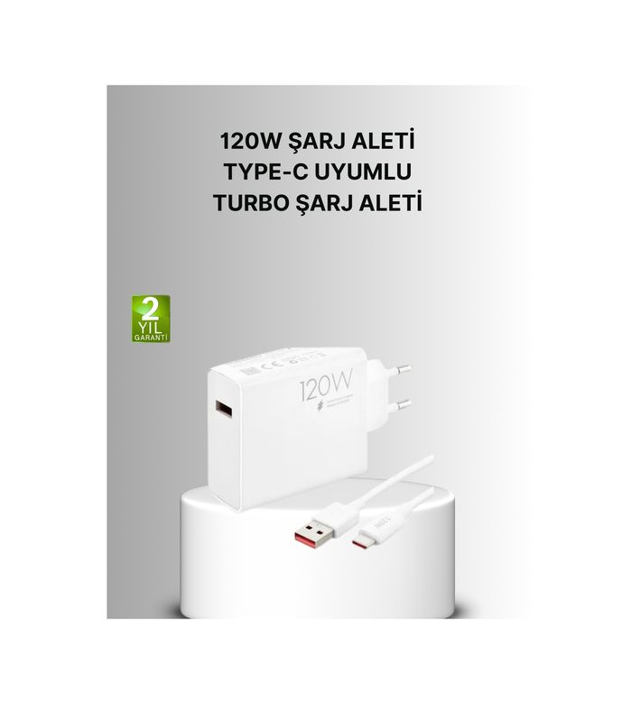 10 Crosby TRİTHLTUCZ120WŞARJ-6-BLNCCC 120W Mi Turbo Akıllı Tanıma Çipli Hızlı Şarj Cihazı Taşınabilir Ve Dayanıklı -