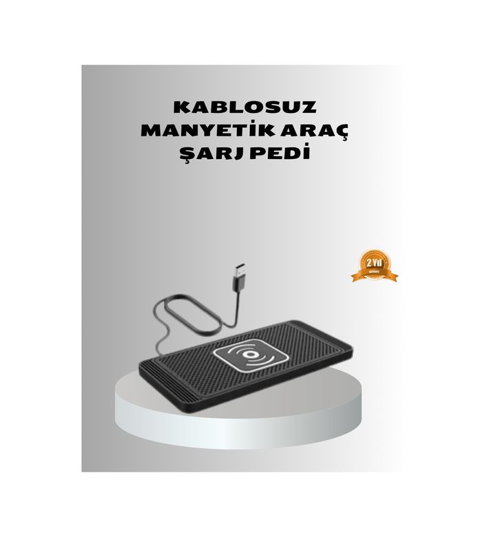 10 Crosby TRİTHLTXUUCZZZC9WİRELESSSARJ-2-BLNCCC Manyetik Şarj Pedi 7.5W 10W 15W Hızlı Şarj Kaymaz Tabanlı -
