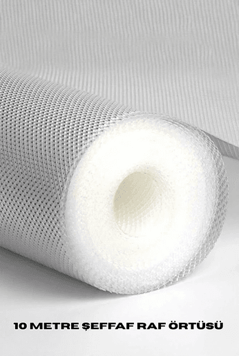 10 Metre Şeffaf Silikonlu Kaymaz Çekmece İçi Düzenleyici