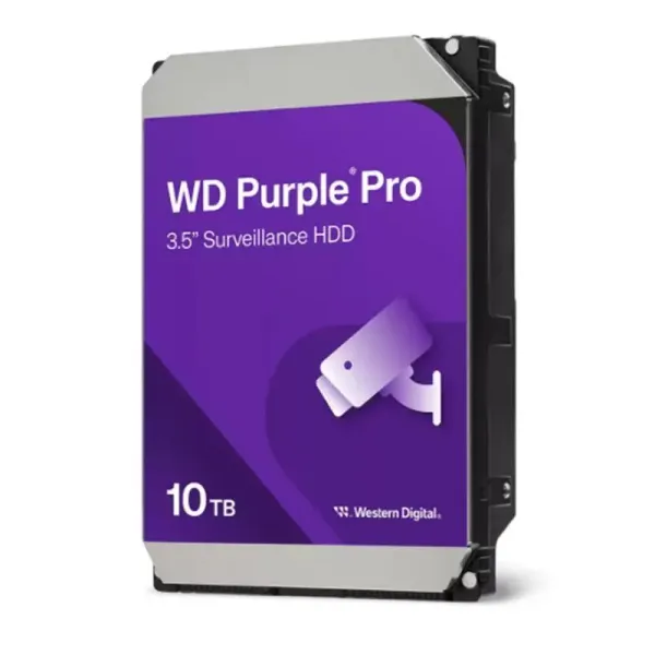 10 TB 3.5 PURPLE SATA3 7200RPM 256MB 7/24 GUVENLIK WD102PURP (3 YIL RESMI DIST GARANTILI)
