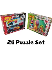 100 PARÇA PUZZLE (YAP-BOZ) ÖZEL KARAKTERLER 2Lİ SET
