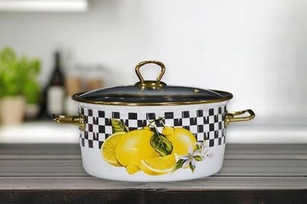 1000 Katalog 57855210126300580184975 Lemon Emaye Kızartma Tenceresi 22 Cm 12V