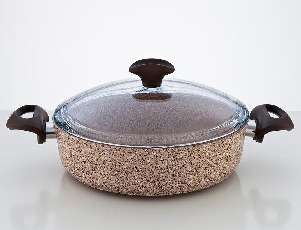 1000 Katalog 57855210128866180184975 Falez Creamy Granitec 22Cm Kısa Granit Tencere 12V