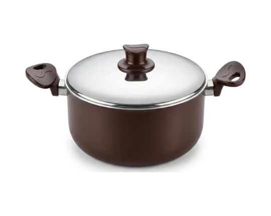 1000 Katalog 57855210128979980184975 Optimum Argos Plus 24 Cm Derin Tencere - Bakır Kırçıllı, Paslanmaz Çelik Kapaklı Yanmaz Yapışmaz Tencere 12V