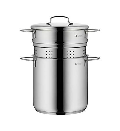 1000 Katalog 57855210129003380184975 İndüksiyon Tabanlı Çelik Makarna Tenceresi 18 Cm 12V