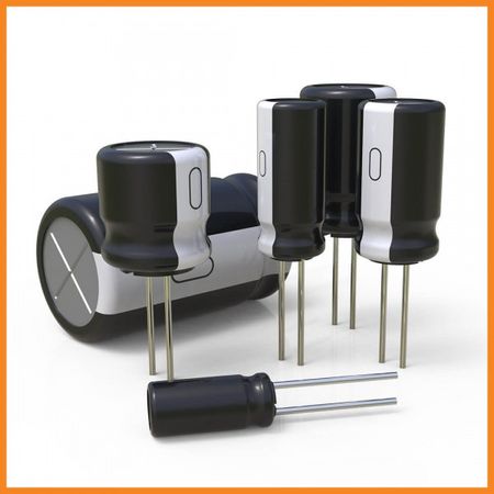 1000MF 6.3V Kutuplu Kondasatör 5 Li Paket Halinde