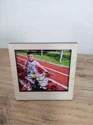 1001Hediye 131575734 Miracix 6 Adet Ahşap Polaroid Mini Fotoğraf Çerçevesi - 9X9Cm Çok Renkli 8 X 8