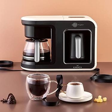 1001Hediye 57855210121921880184975 Saturn 6 Kişilik Kahve Fincanı Takımı 90 Ml 000 Açık Krem