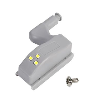 1001Hediye 57855210124220080184975 Ymiko Menteşe Led Sensör Işık, Evrensel Dolap Klozet Gardırop Gece Işıkları, 1&apos Lu Paket Beyaz Açık Lacivert