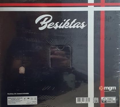 1001Hediye 57855210124529080184975 Beşiktaş Lisanslı Duvar Saati Grafikli 0240-Beyaz-Şekilli-48Cm