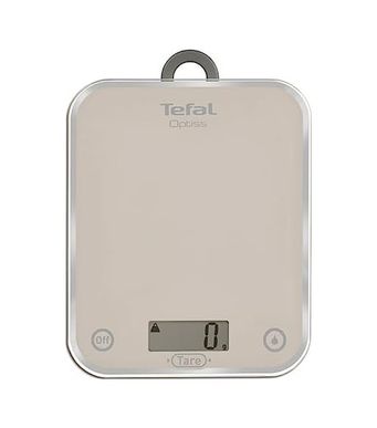 1001Hediye 57855210127254880184975 Bc5004 Optiss Cam Yüzeyli Hassas Mutfak Tartısı, 5 Kg Kapasite, Gümüş Açık Bej