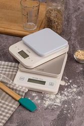 1001Hediye 57855210127264980184975 Nave Dijital Mutfak Tartısı, 6Kg/0.1G Lcd Ekranlı Yüksek Hassasiyetli Gıda Ölçeği, Çoklu Ünite G/oz/ml/lb , Pille Çalışır - Kuaför Salonu İçin Pişirme, Pişirme Ve Ağırlık Kontrolü Renk Ölçeği İçin Açık Bej