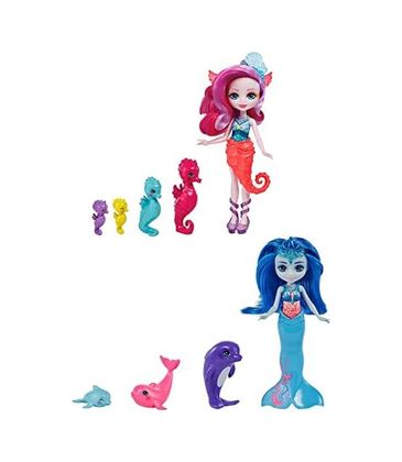 1001Hediye 57855210128109980184975 Enchantimals Aile Serileri Oyun Seti Gjx43 - Dorinda Dolphin 000 Açık Krem