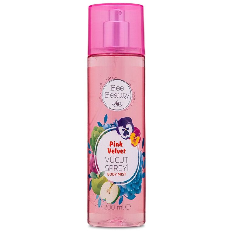 10062711 Bee Beauty Pink Velvet 200 Ml Vücut Spreyi