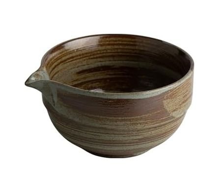101 Copenhagen 57855210131338580184975 Matcha Çayı Kasesi Chawan Desenli Açık Gri
