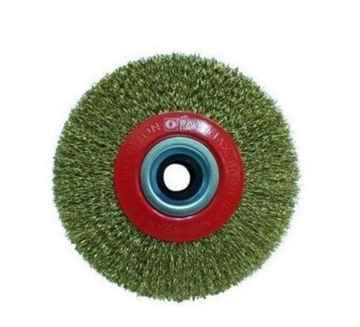 10101 Daire Fırça Sarı Telli 100X20 mm