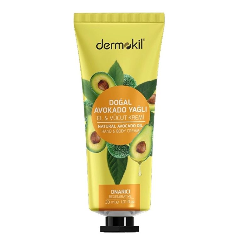 10199477 Dermokil 30 Ml Doğal Avokado Yağlı El Ve Vücut Kremi