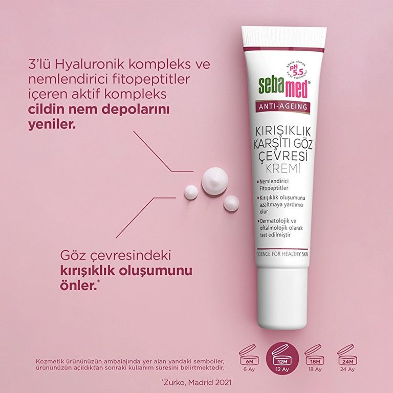 10201219 Sebamed Wrinkle Filler 15 Ml Kırışıklık Karşıtı Göz Çevresi Kremi