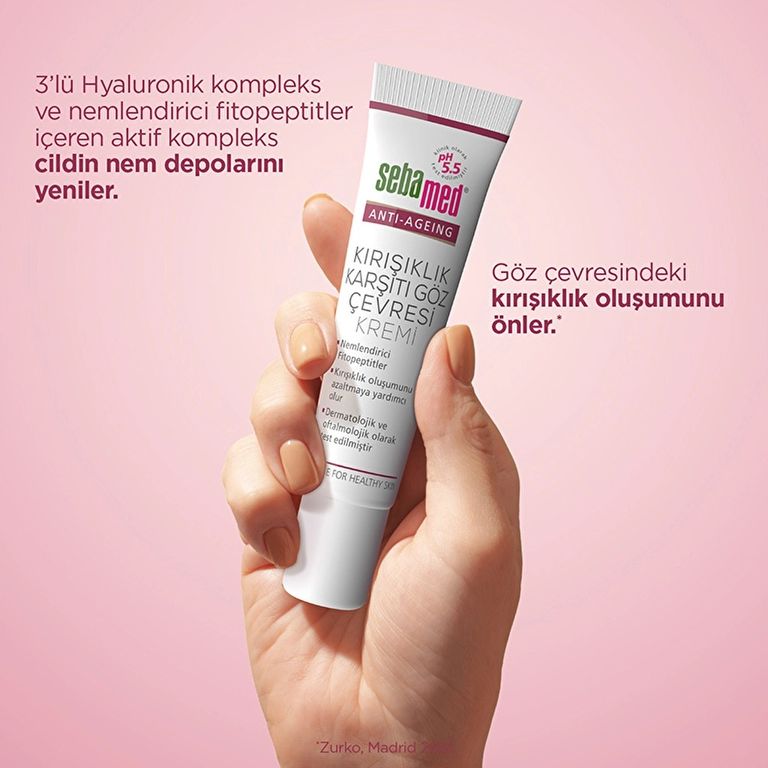 10201219 Sebamed Wrinkle Filler 15 Ml Kırışıklık Karşıtı Göz Çevresi Kremi