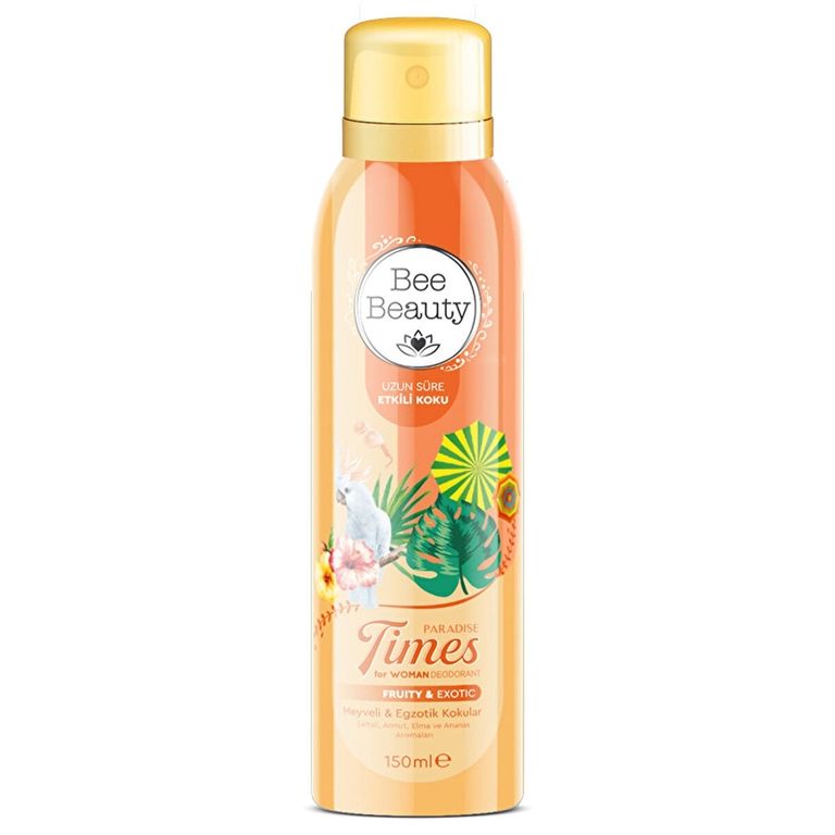 10208700 Bee Beauty Paradise Times 150 Ml Kadın Sprey Deodorant