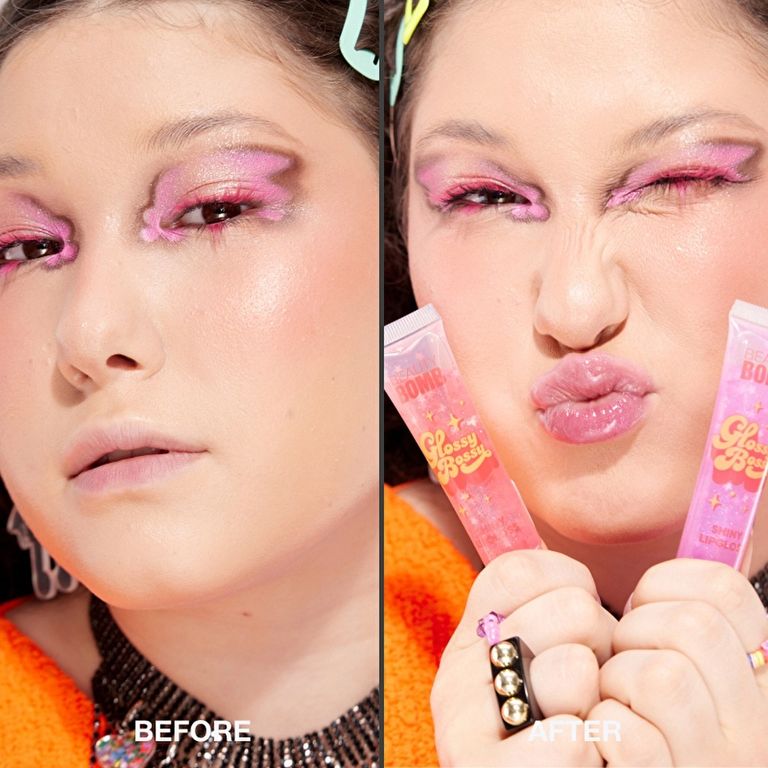 10209181 Beauty Bomb Glossy Bossy Dudak Parlatıcısı 03 Double Date High Shine With Sweet Scent