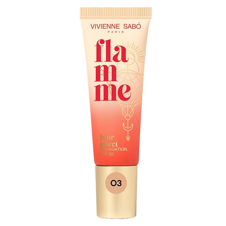 10209226 Vivienne Sabo Flamme Blur Effect Spf 20 03 Beige Medium Coverage Radiant Satin Finish Fondöten