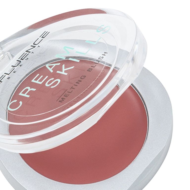10209374 Influence Beauty Cream Blush Cream Skills Allık 03 Peach Glow - Creamy Blush For A Natural Glow