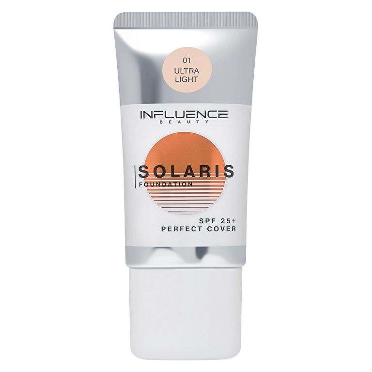 10209640 Influence Beauty Fondöten Spf 25 Solaris 01 Light Protective Foundation With Sun Protection Factor 25