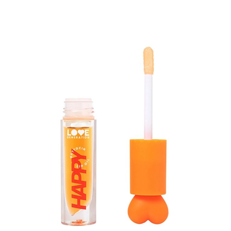10209794 Love Generation Be Happy 03 Orange Nourishing Lip Oil With Glossy Finish Dudak Yağı