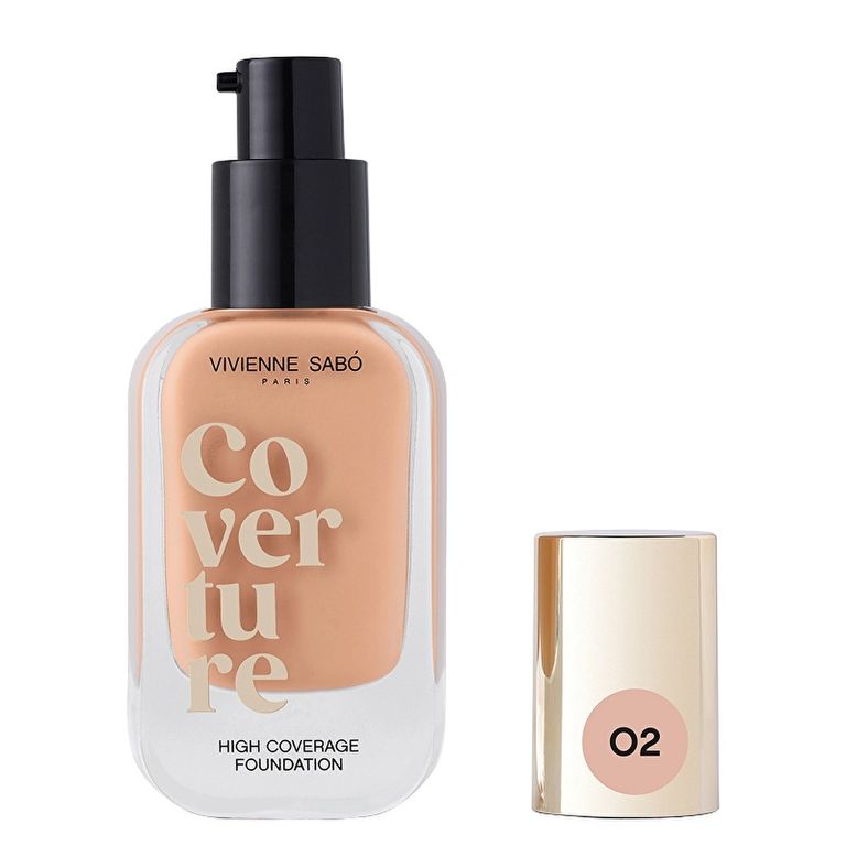 10210485 Vivienne Sabo Coverture High Coverage 02 Beige Full Coverage Natural Matte Finish Fondöten
