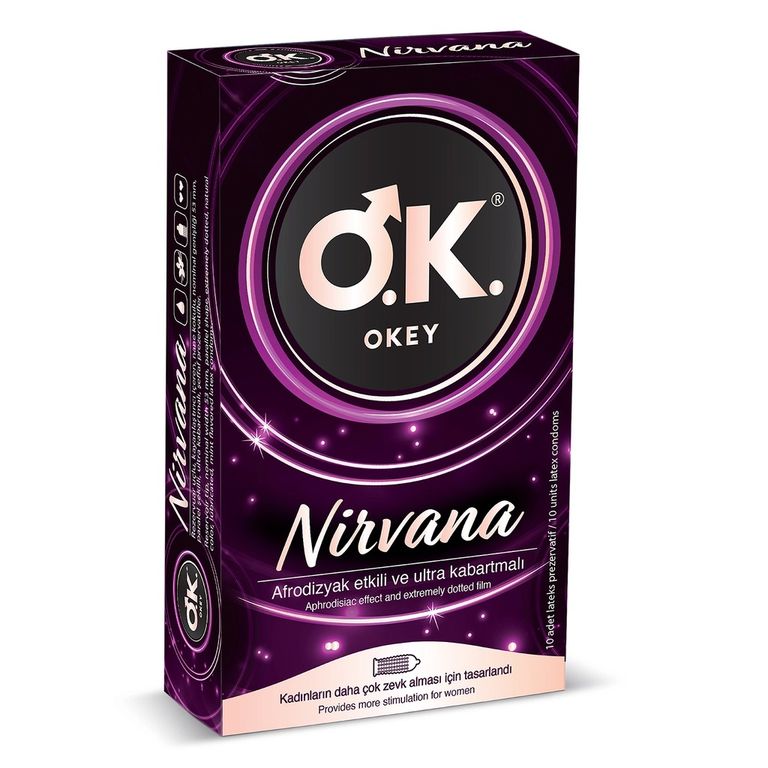 10213235 Okey Nirvana Hot 20'li Prezervatif