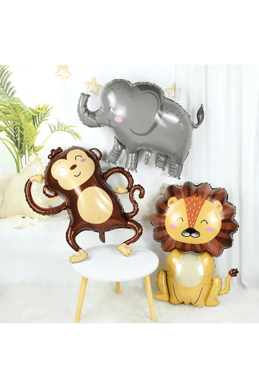 10222024 Happy Land Sevimli Maymun 5'li Doğum Günü Seti