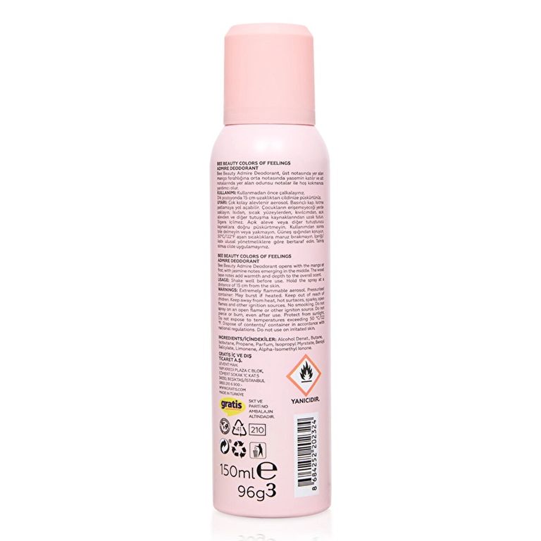 10638872 Bee Beauty Colors Of Feelings Royal Kadın Deodorant Sprey 150 Ml